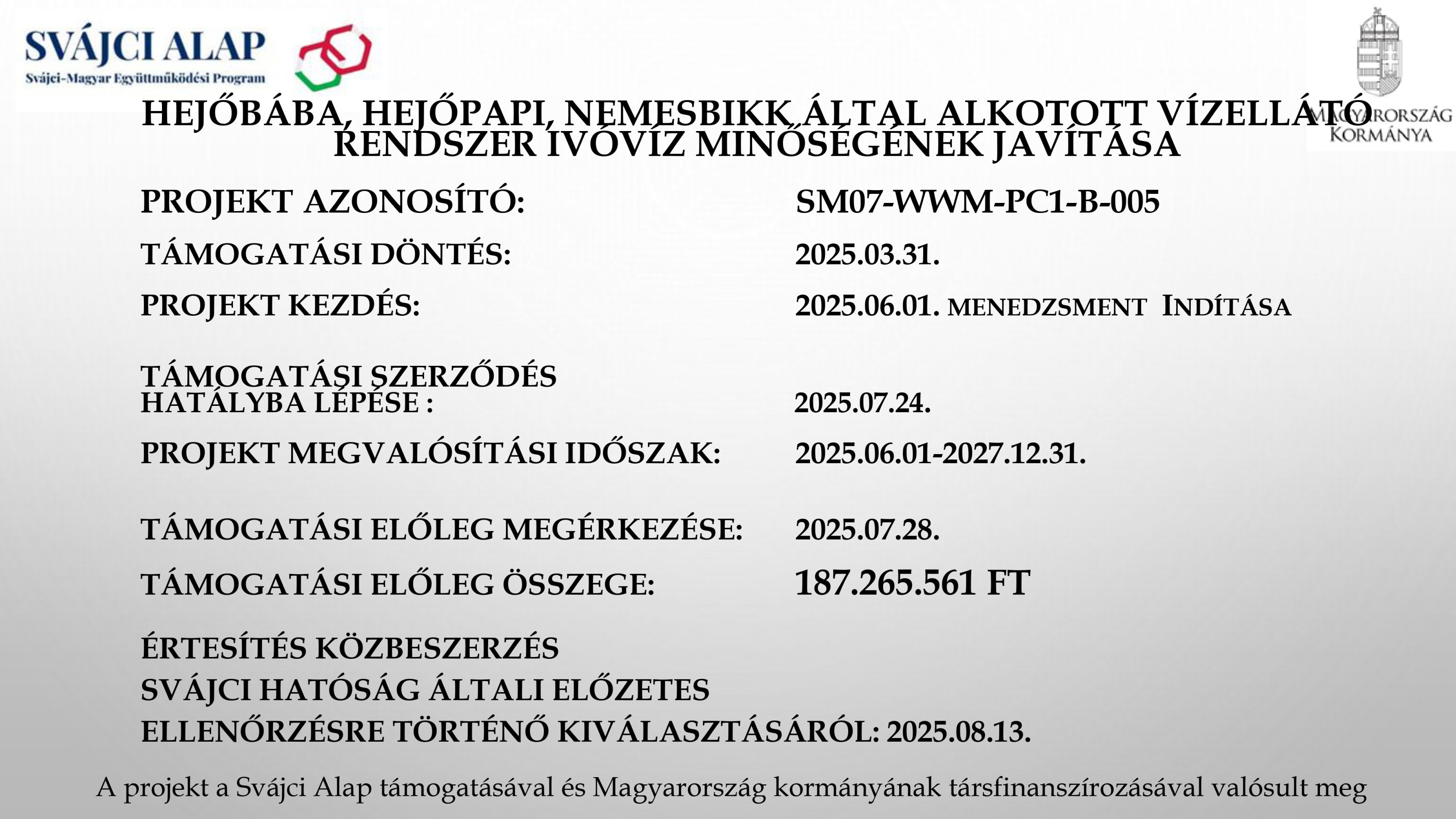 Svájci-Magyar Együttműködési program
