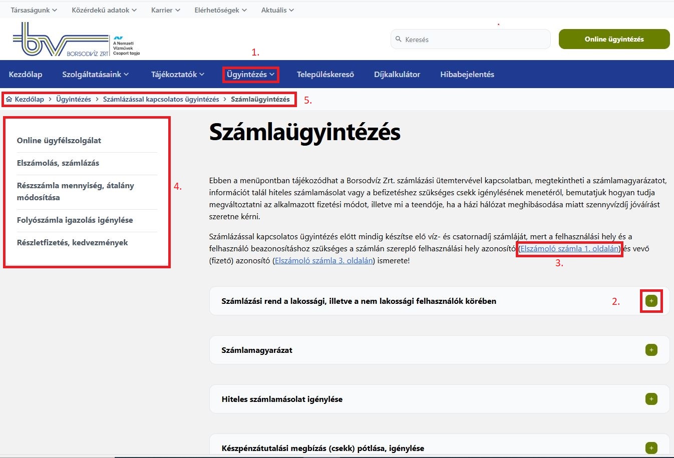 Számlaügyintézés kép